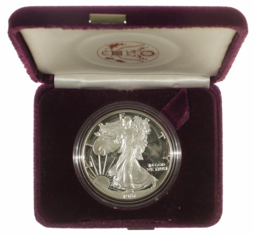 Gem Proof 1987 American Eagle Silver $1