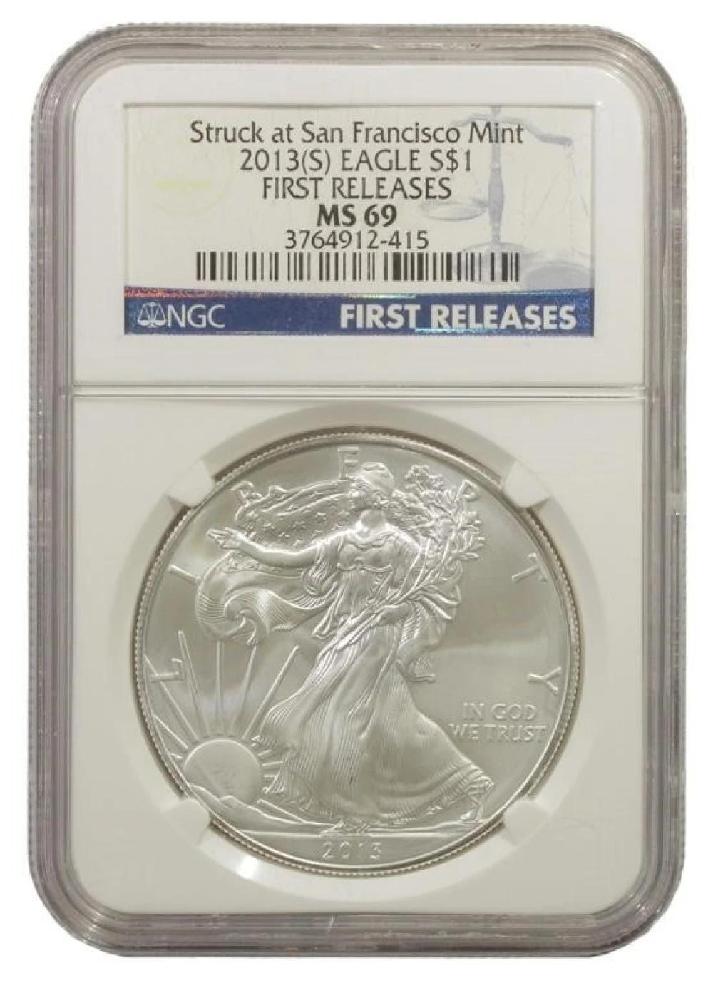 2013(S) NGC MS69 Silver Eagle