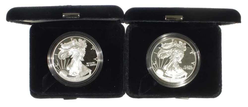 Proof Silver Eagle Duo