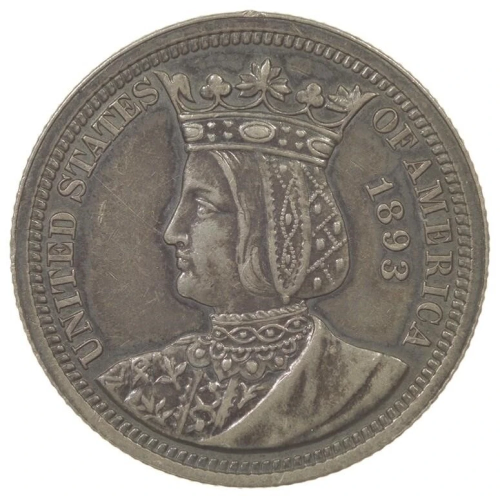 Choice EF Toned 1893 Isabella Quarter