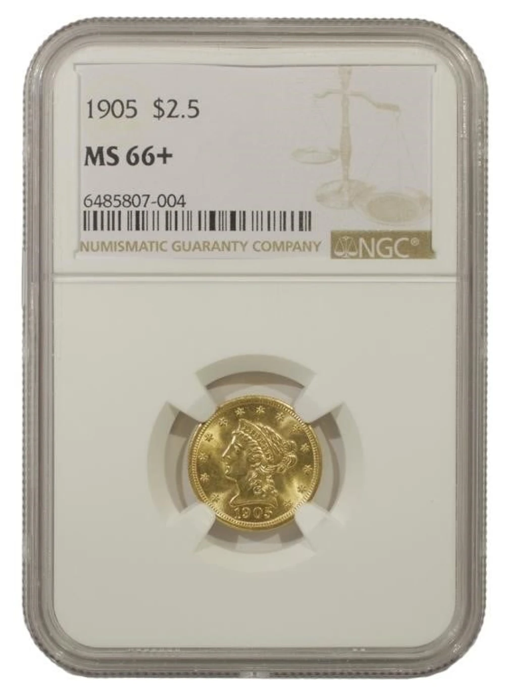 Splendid Gem+ Unc 1905 $2.50