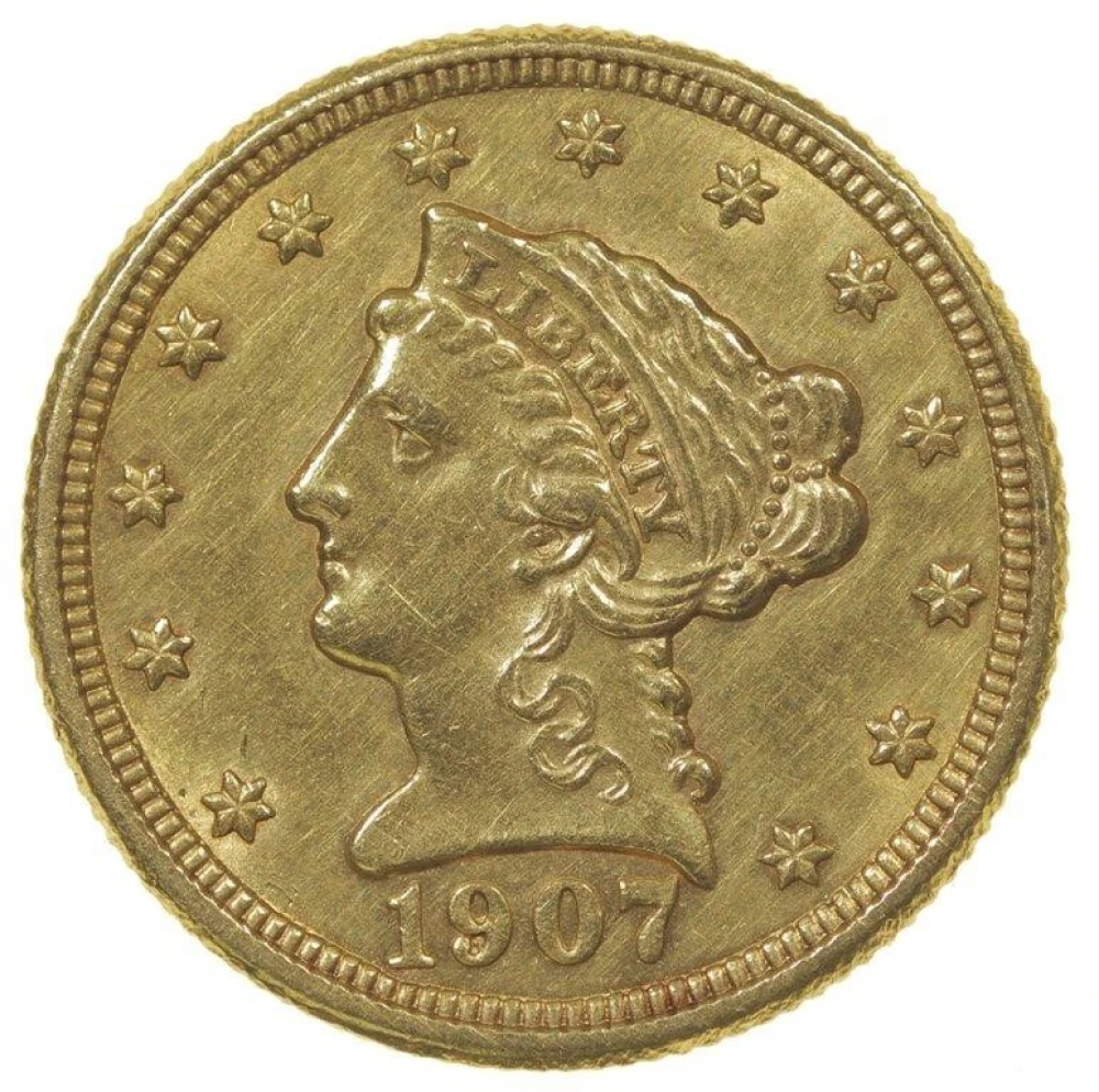 Choice AU 1907 Liberty Quarter Eagle