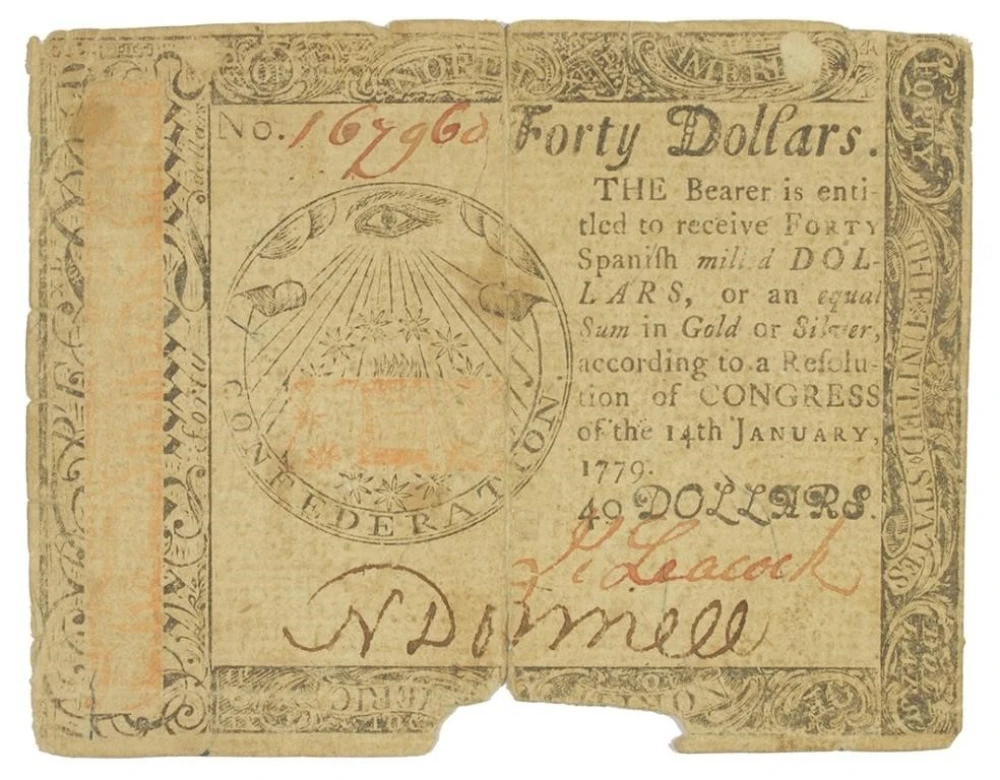 VG 1779 $40 Note