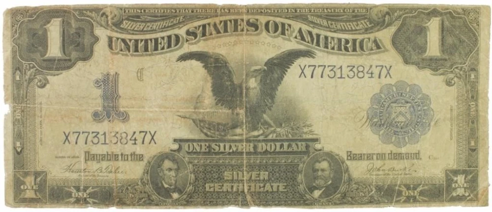 Good 1899 Black Eagle $1 Note
