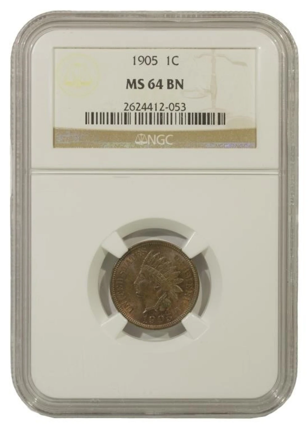 Very Choice BN Unc 1905 Cent