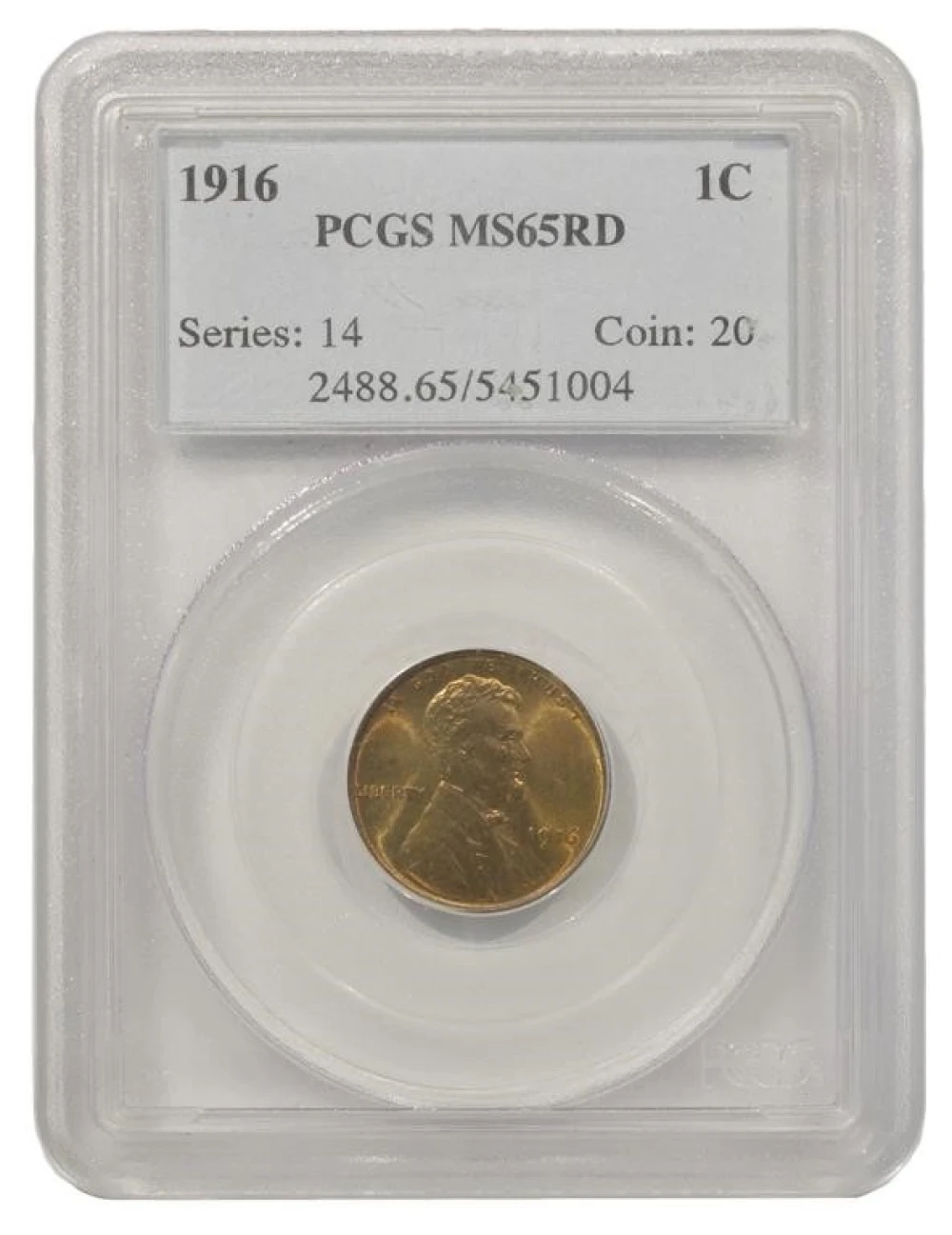 Gem RD 1916 Cent