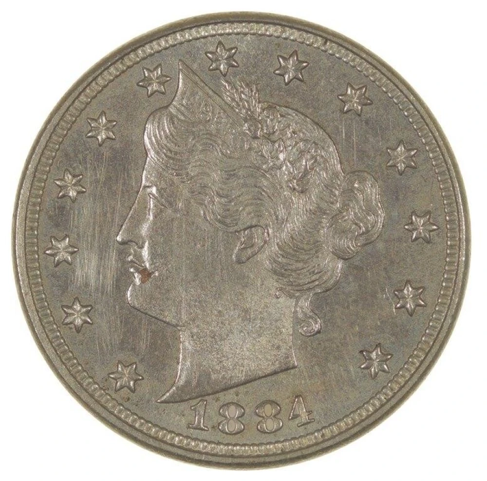 Proof 1884 Liberty Nickel