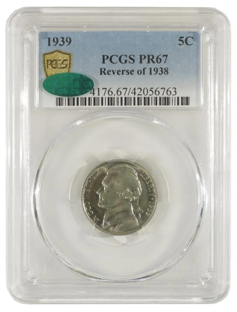 Superb Gem Proof 1939 Jefferson Nickel