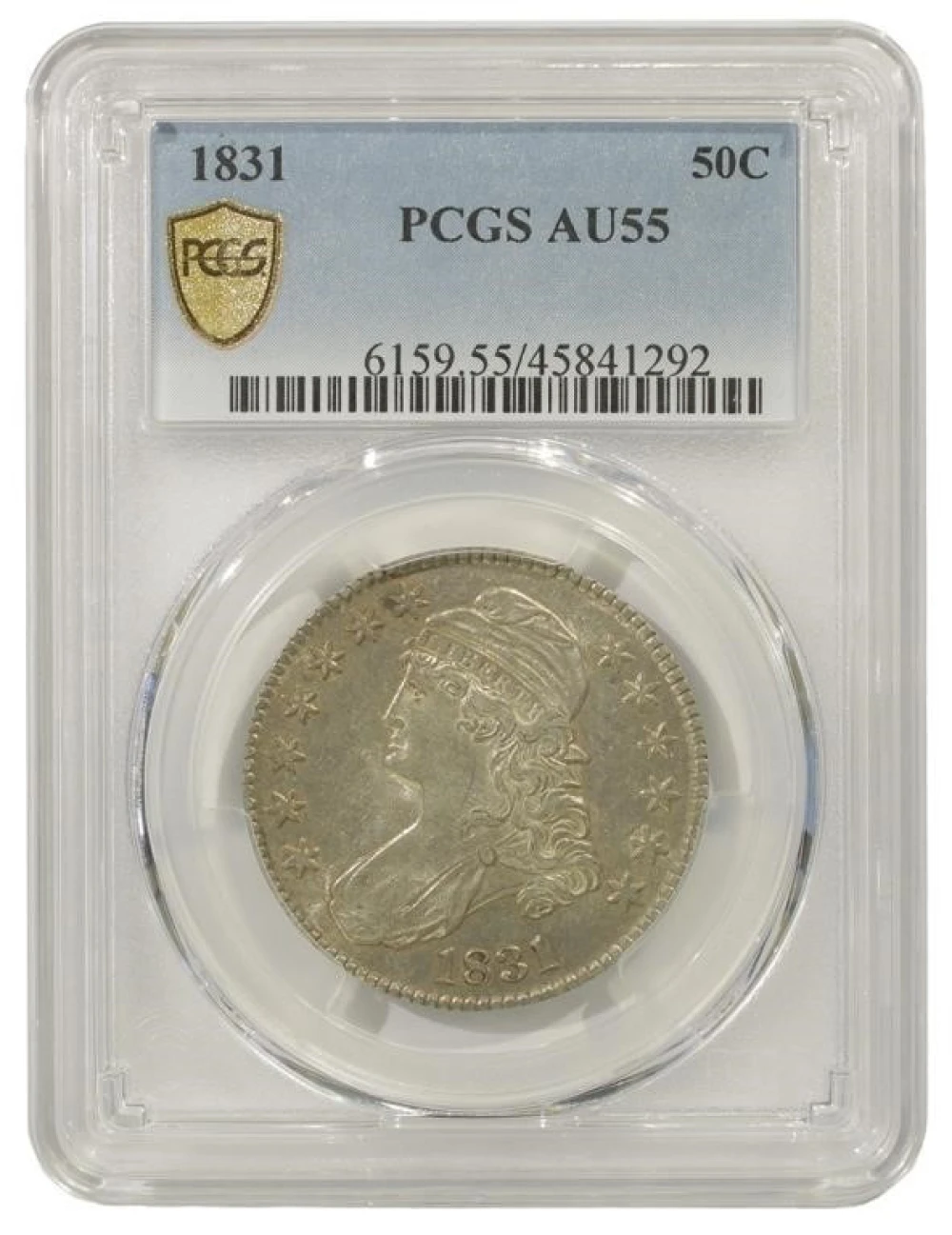 Choice AU 1831 Half Dollar