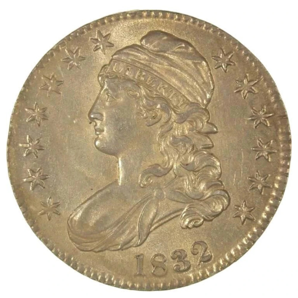 Borderline UNC AU 1832 Half Dollar