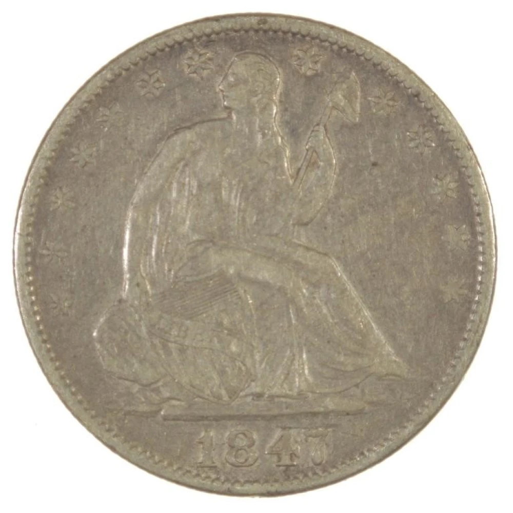 VF 1847-O Half Dollar