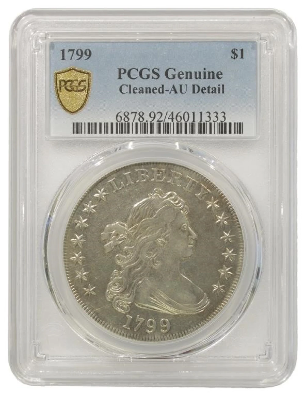 AU Details 1799 Draped Bust $1
