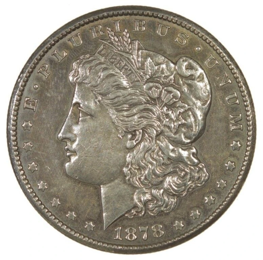 AU 1878-CC Morgan Dollar