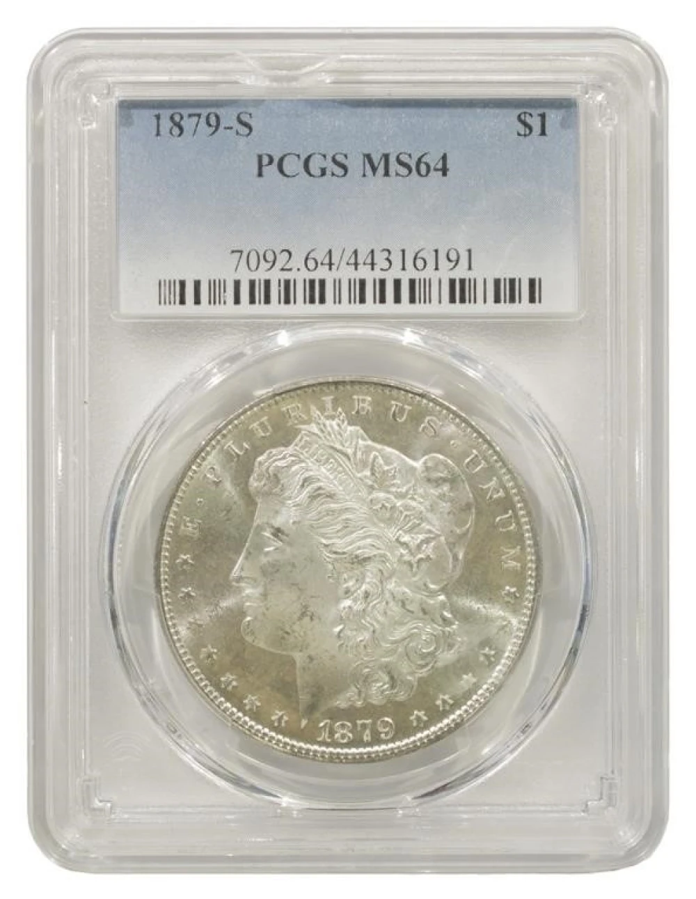 Very Choice Unc 1879-S Morgan $1