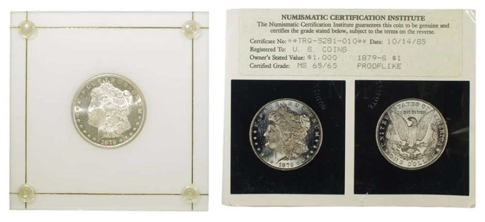 Gem PL 1879-S Morgan $1