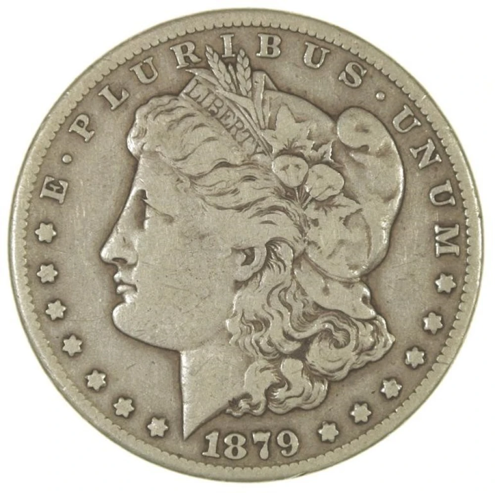 Fine 1879-CC Morgan $1