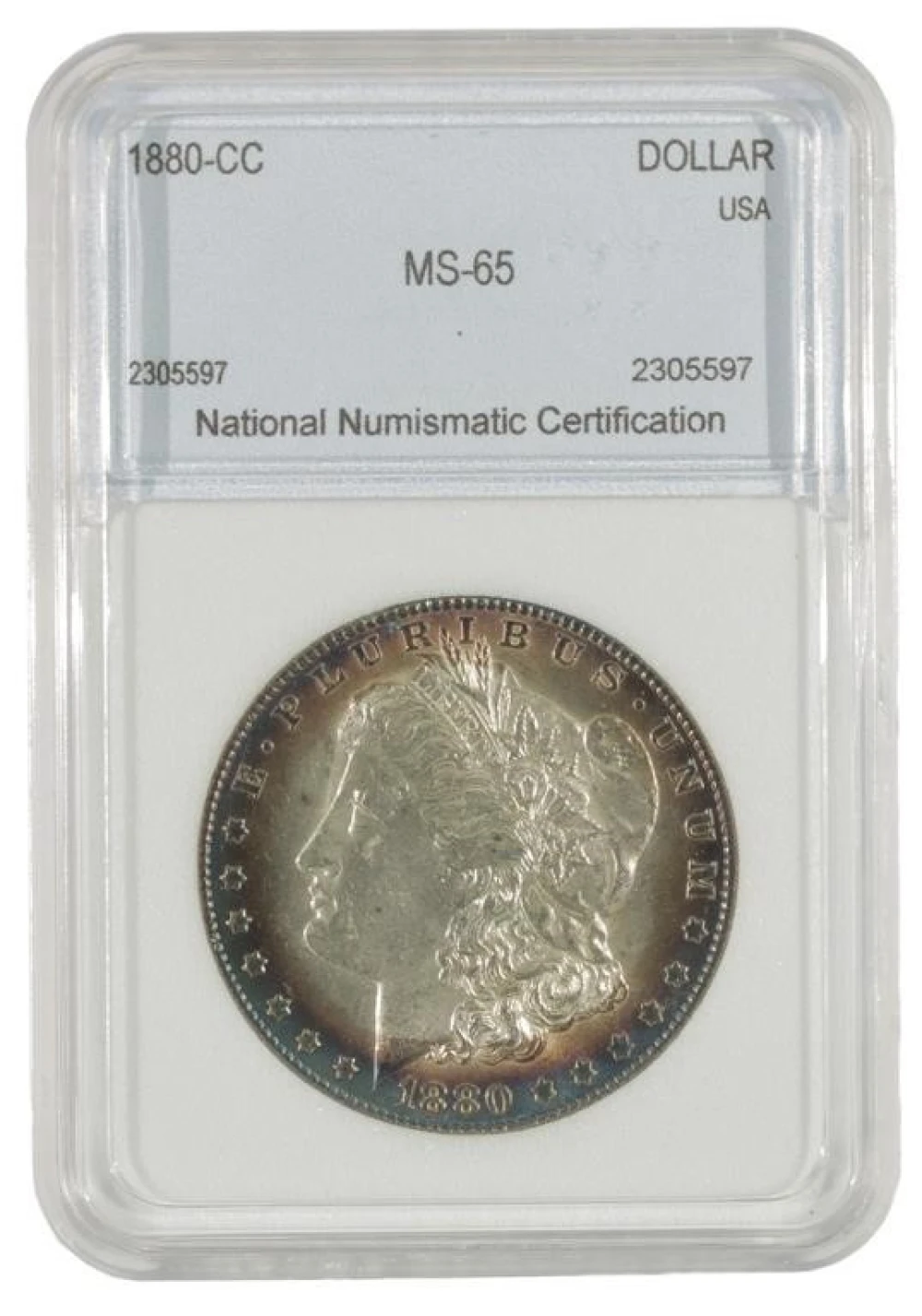 Unc 1880-CC Morgan $1