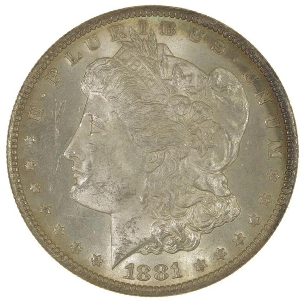 Choice Unc 1881-CC Morgan $1