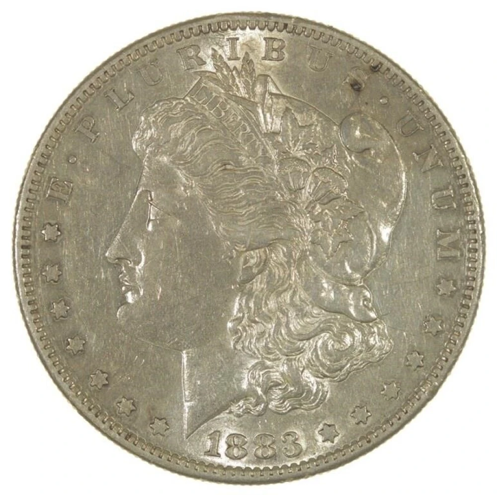 AU 1883-S Morgan Dollar