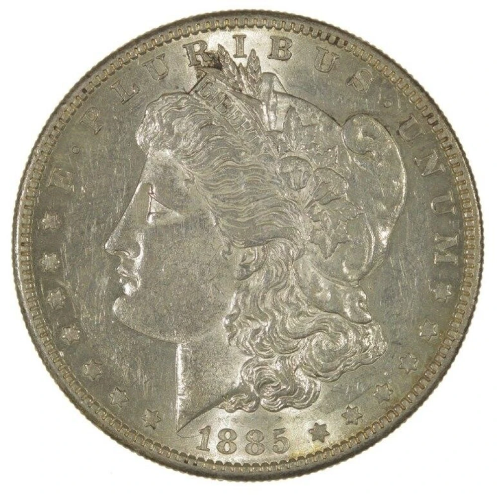 AU 1885-S Morgan $1