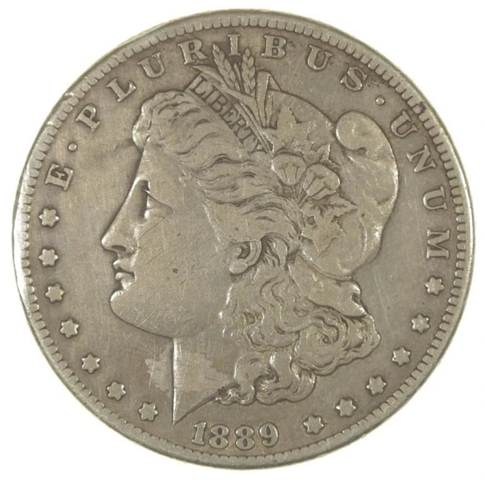 VF 1889-CC Morgan Dollar