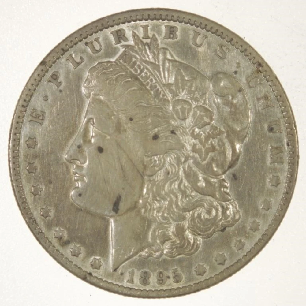 EF Details 1895-O Morgan $1