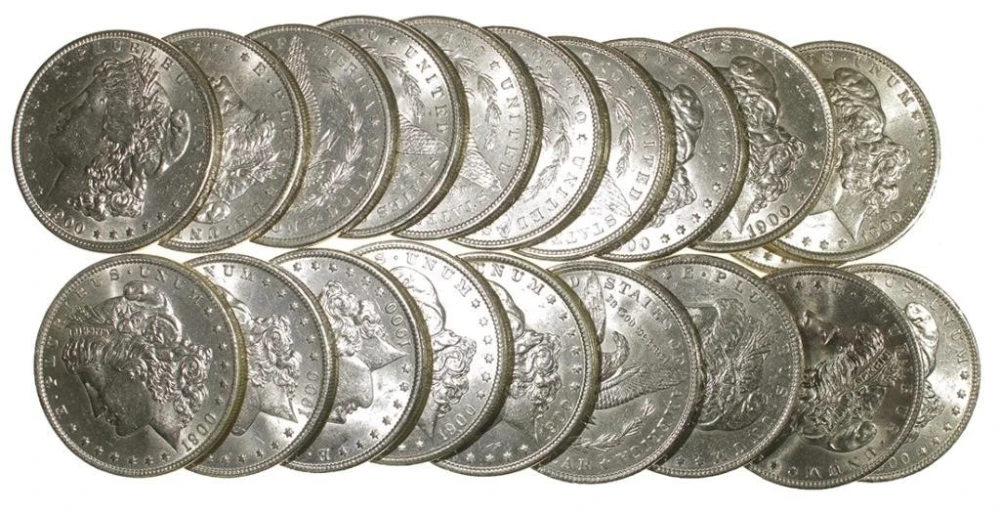 Roll Quantity 1900-O Morgan Dollars