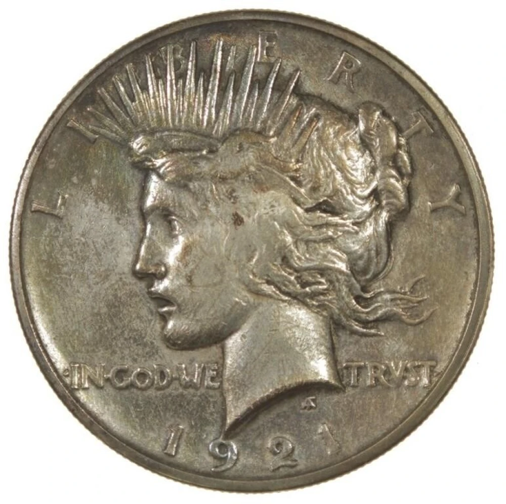 EF 1921 Peace Dollar