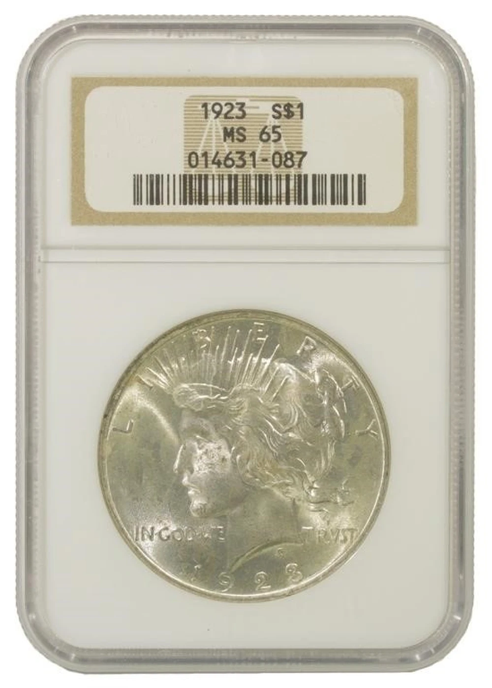 Gem Unc 1923 Peace Dollar