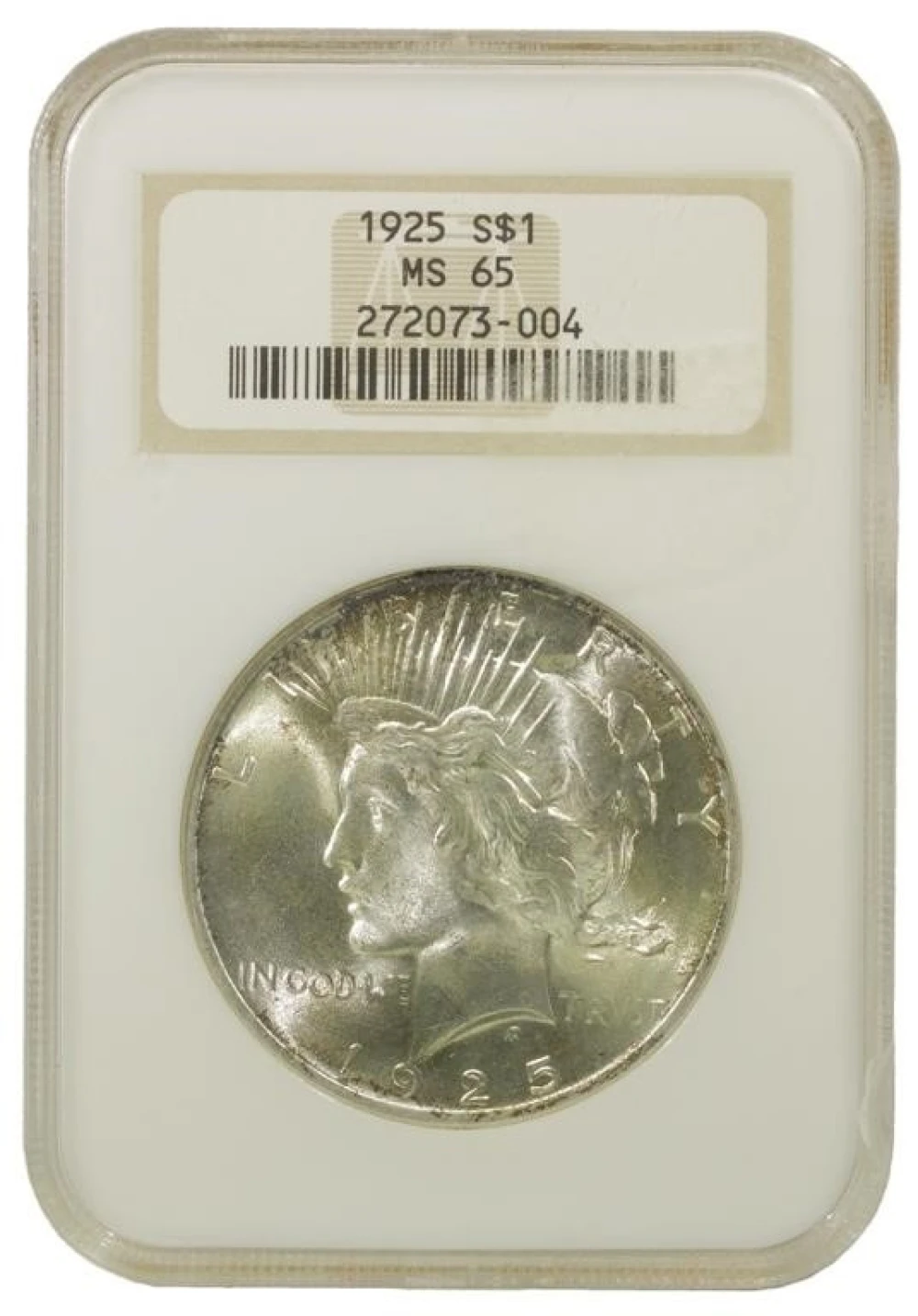 Gem Mint State 1925 Peace Dollar