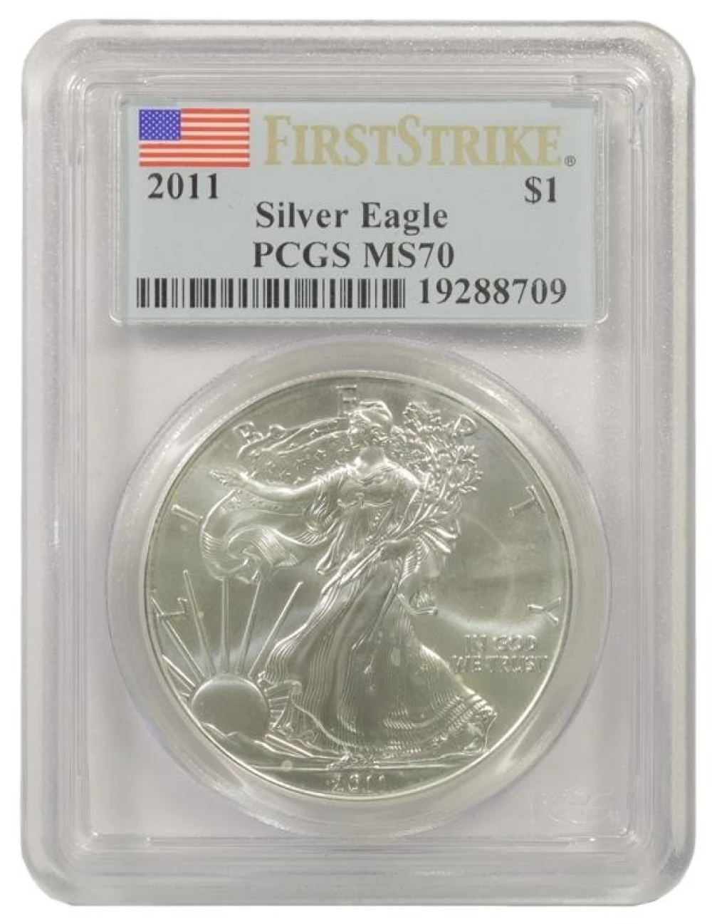 2011 PCGS MS70 Silver Eagle