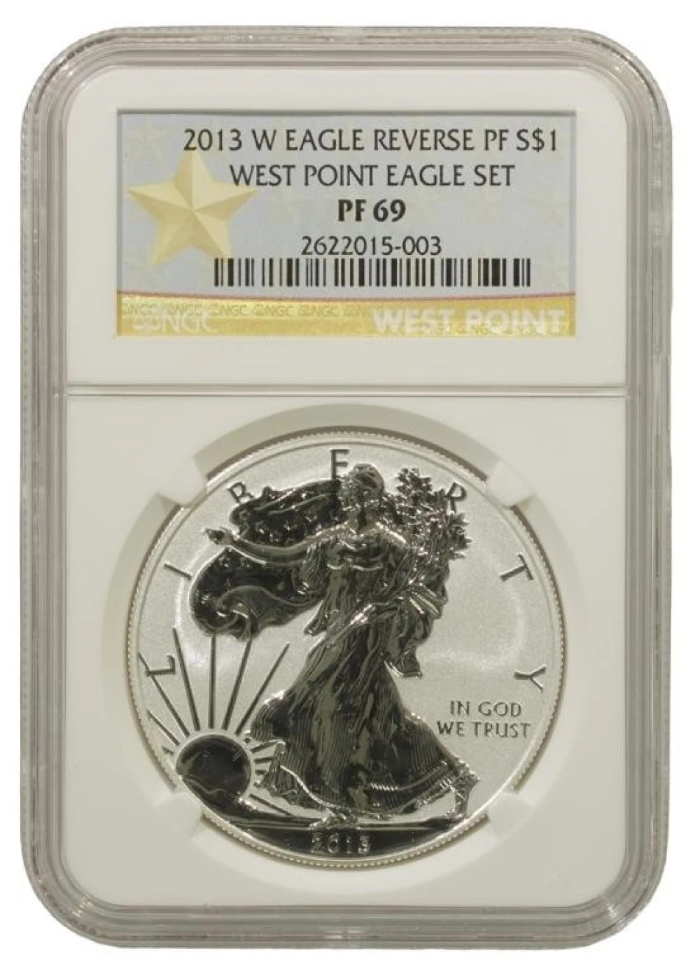 A 2nd 2013-W Reverse Proof Silver Eagle