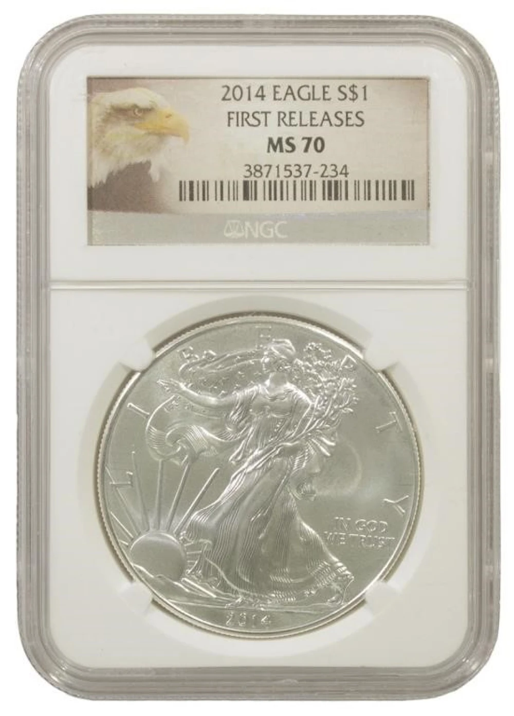 2014 NGC MS70 Silver Eagle