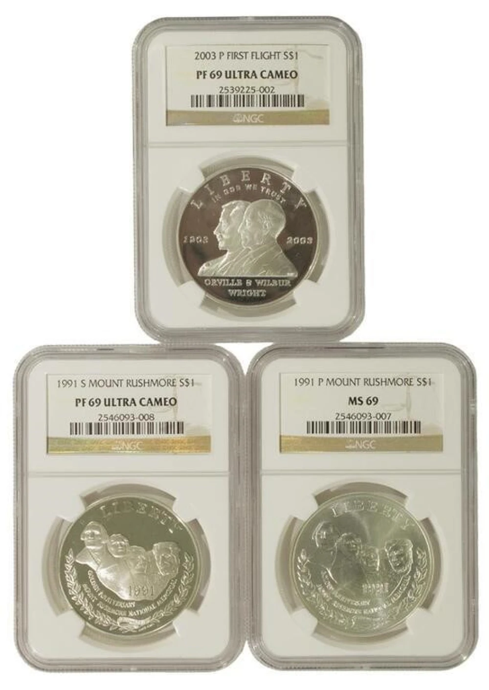 Trio Silver $1 Issues