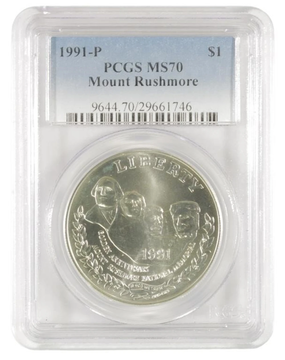 Perfect Unc 1991-P Mt. Rushmore $1