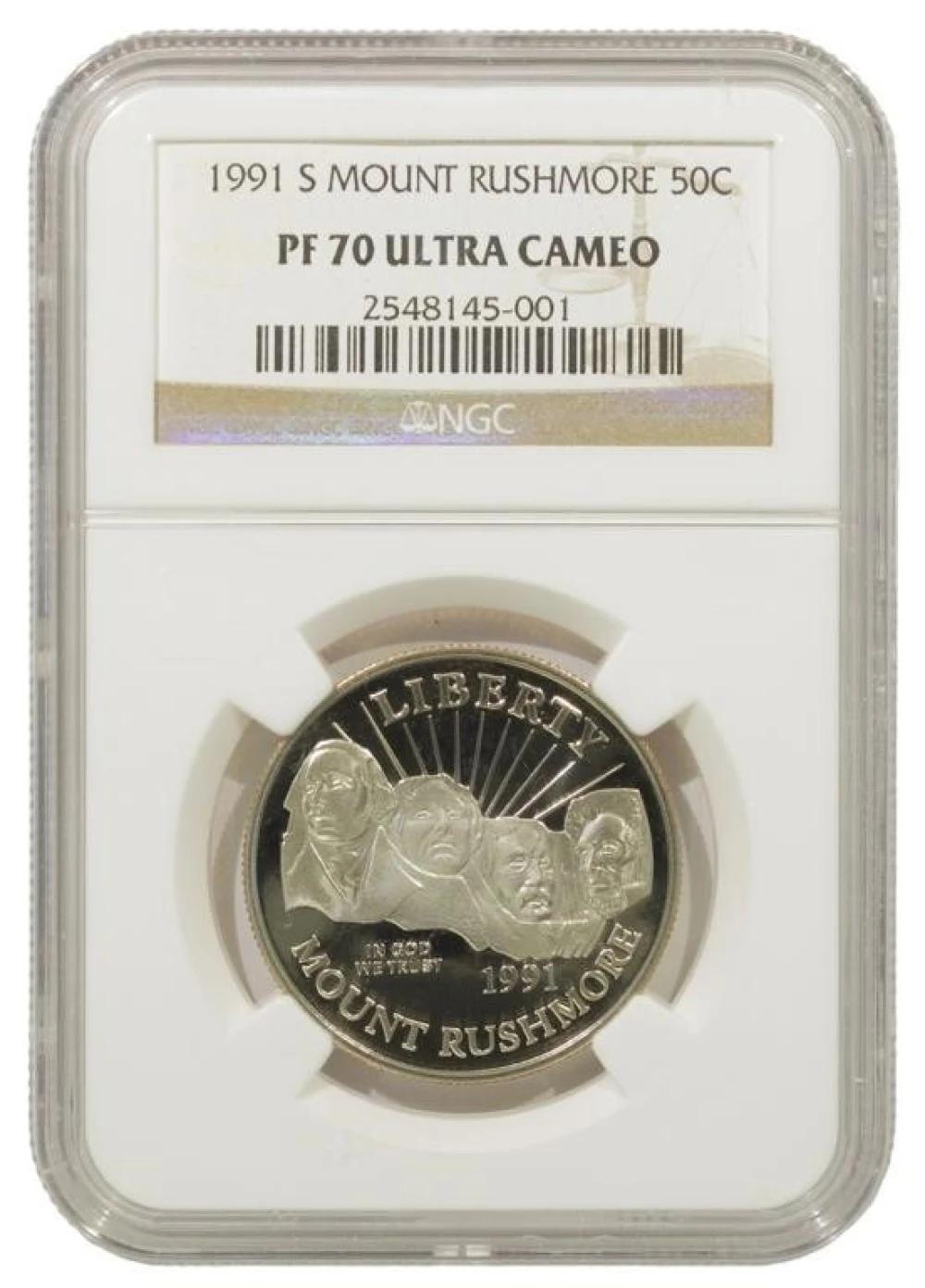 Perfect Proof 1991-S Half Dollar