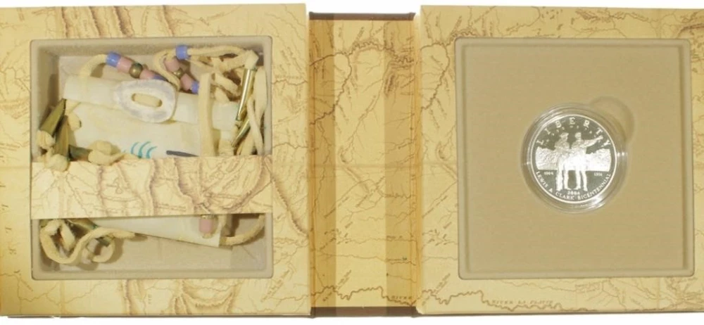 2004 Lewis and Clark Coin and Pouch Commemorative