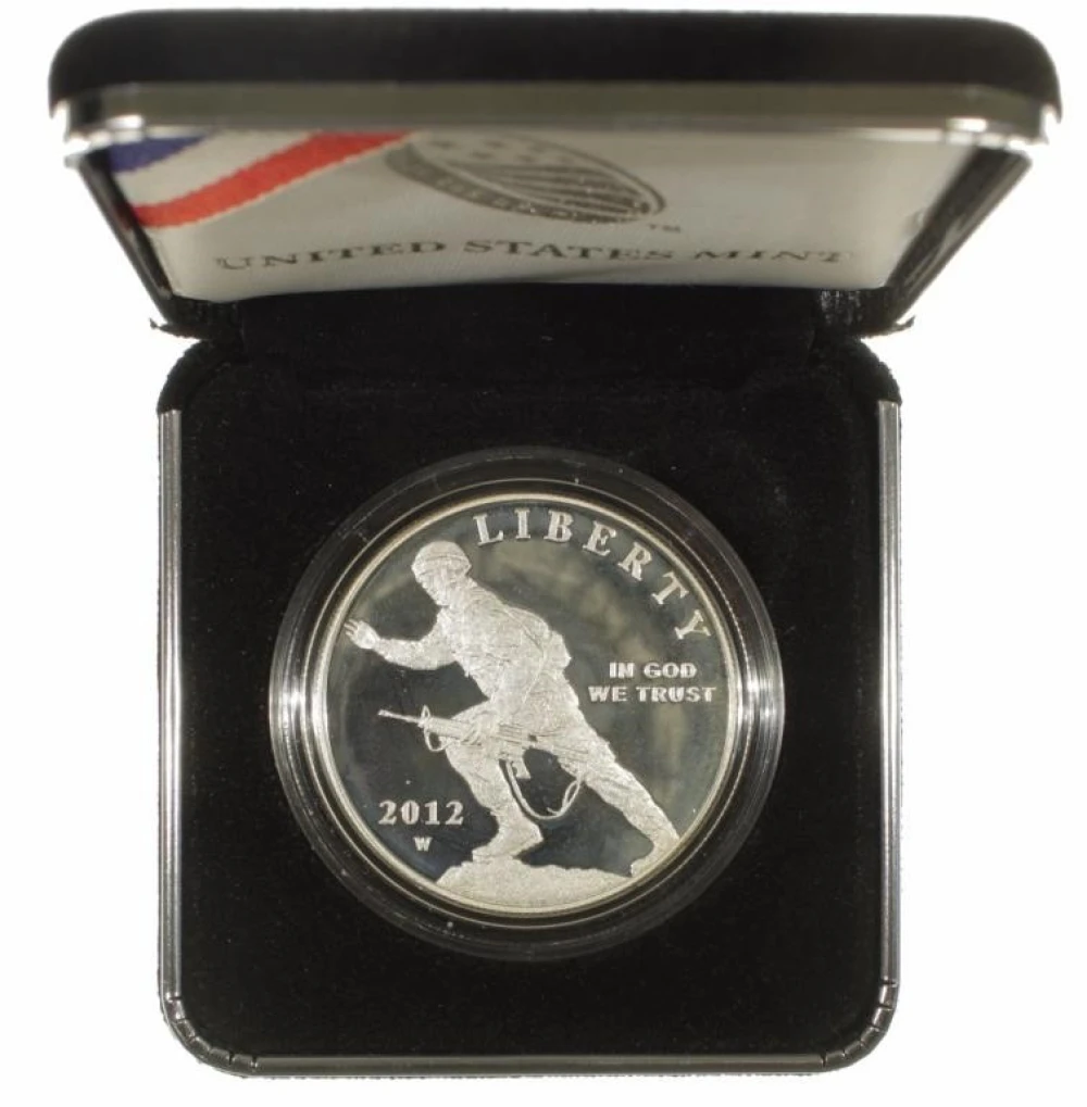 2012-W Proof Infantry Soldier Commemorative