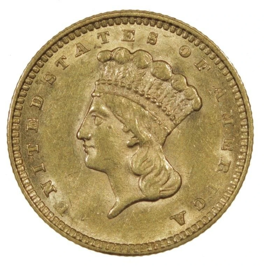 Unc 1856 Gold $1