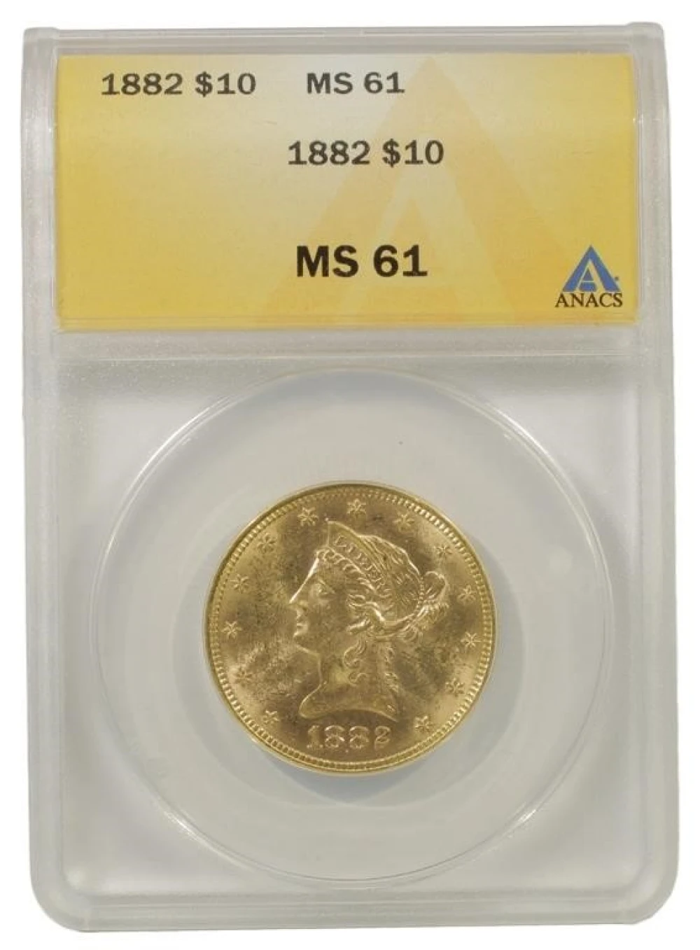 Unc 1882 $10 Eagle