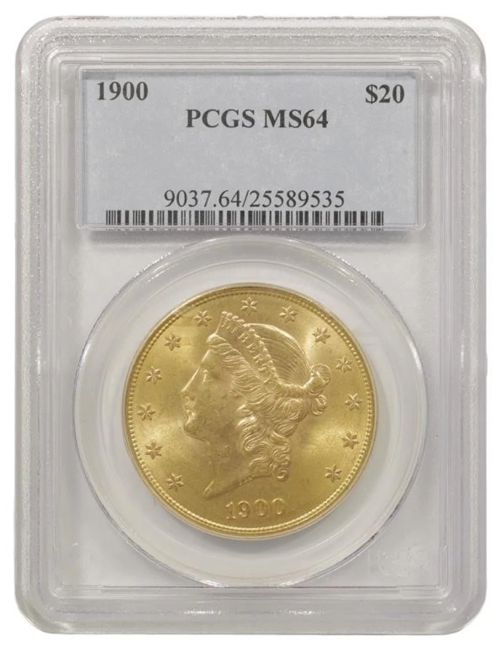 Very Choice Mint State 1900 $20