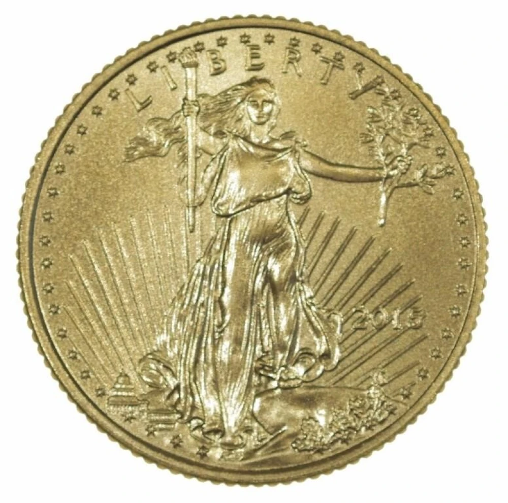 Gem Unc 2015 Gold American Eagle $5