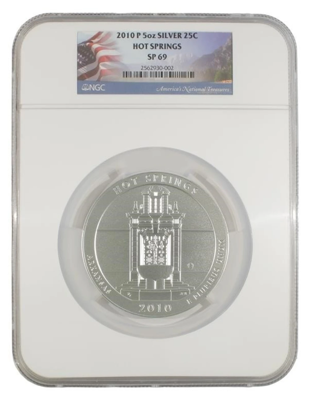 2010 Hot Springs ATB 5 oz NGC SP-69