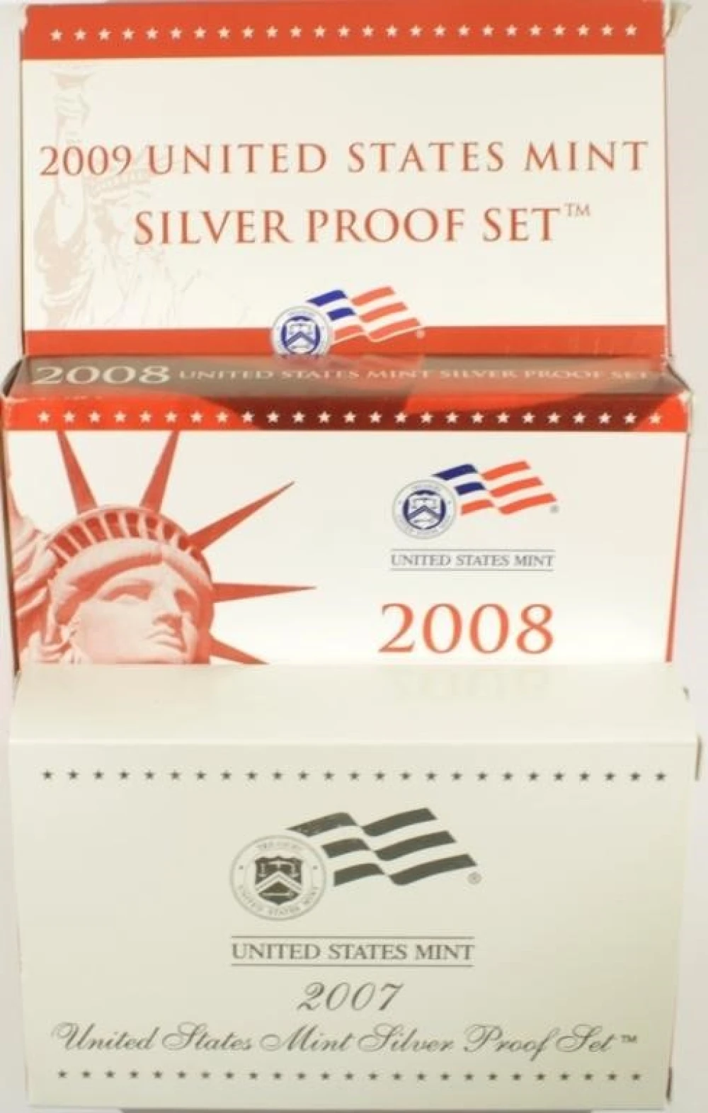 Group of 3 Silver Proof Sets