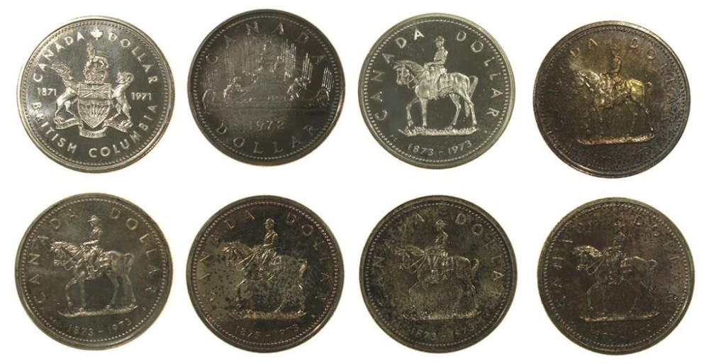 Canada. Selection of Dollar Coins