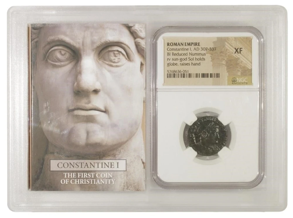 Ancient. Rome. Empire. EF Billon Reduced Nummus