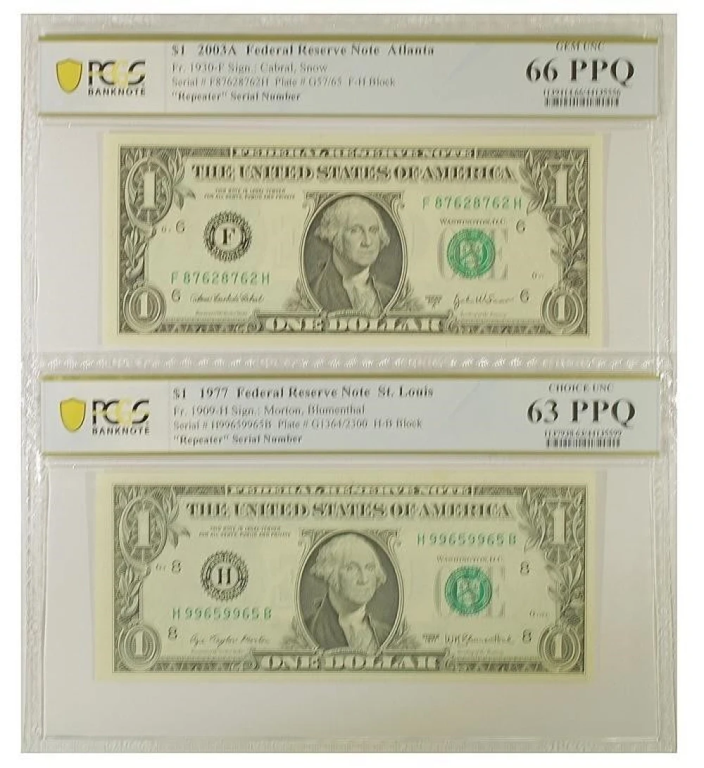 Pair of Repeater Serial Number FRN $1