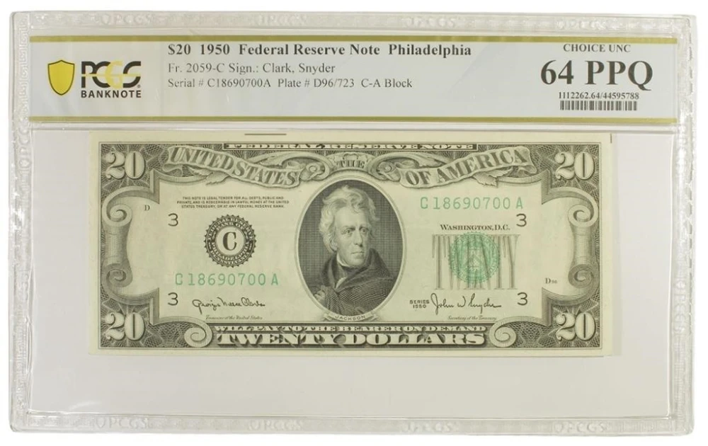 Choice New 1950 $20 FRN