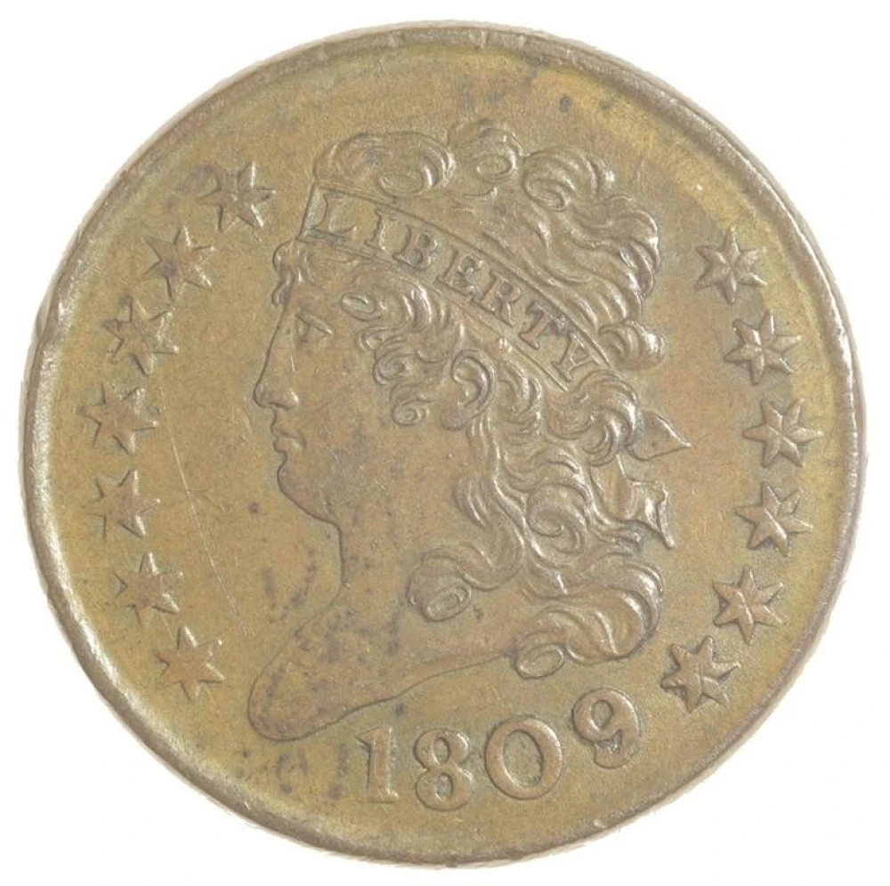 Very Choice AU 1809/6 Half Cent