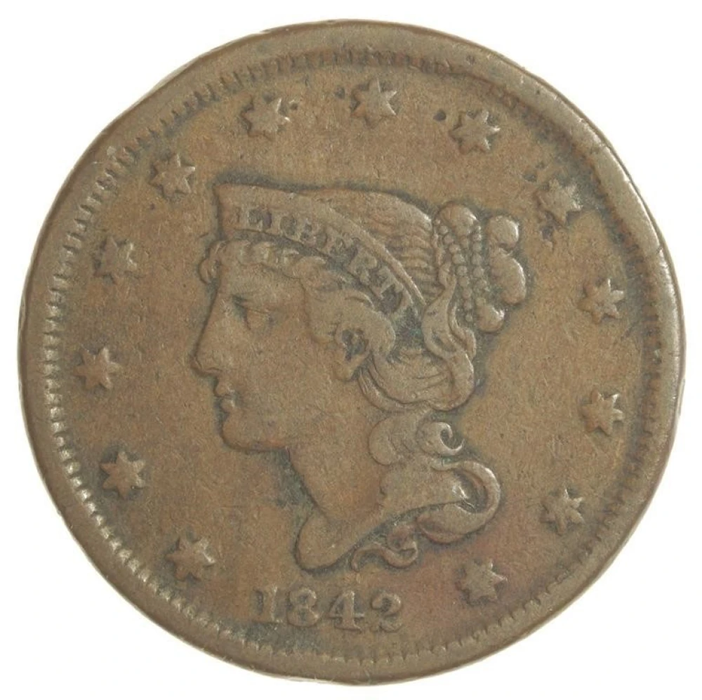 Choice Fine 1842 Small Date Cent